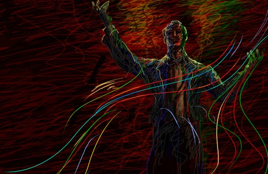 Orchestral conductor image